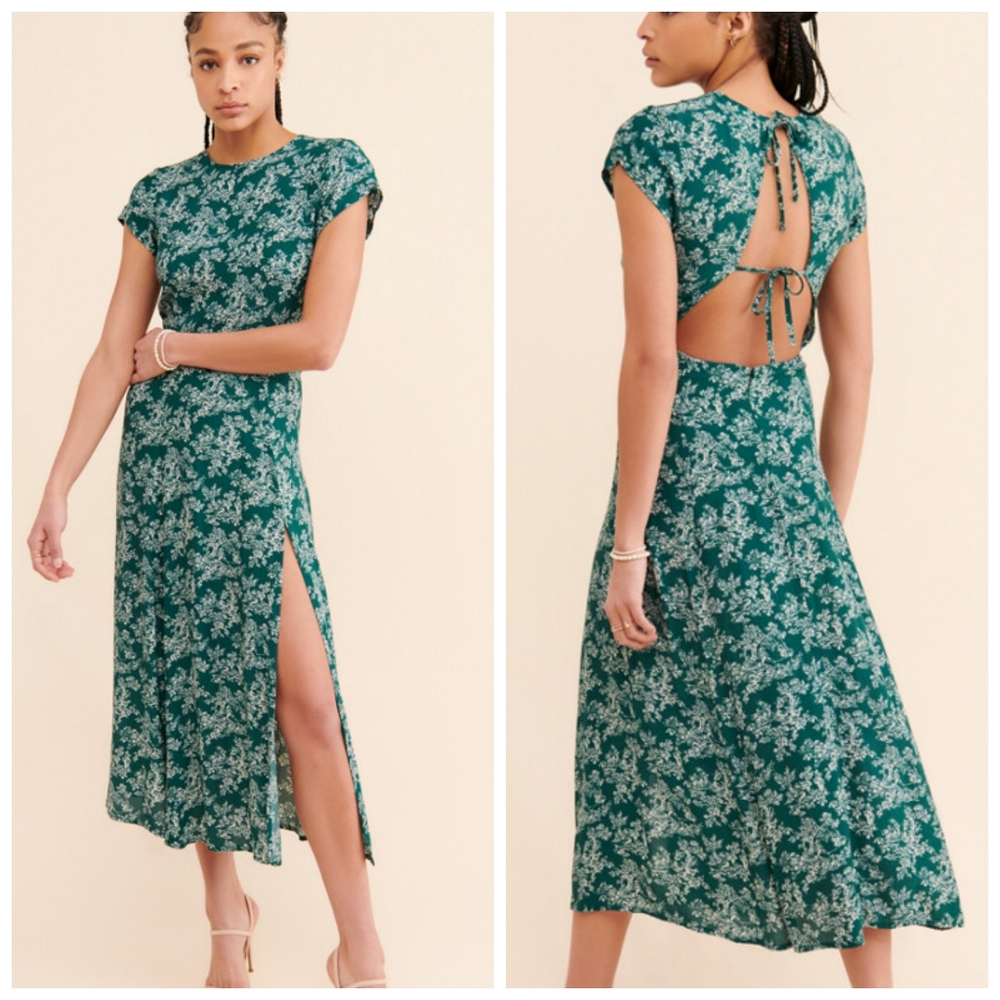 COPY - UO Cap Sleeve Open Back Midi with Slit